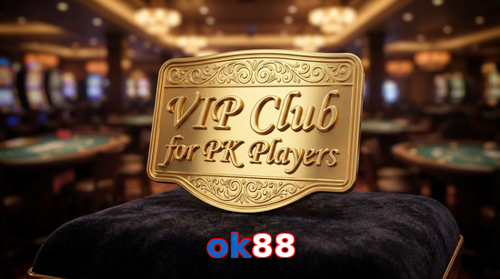 Main screen of Ok88 vip page for PK players